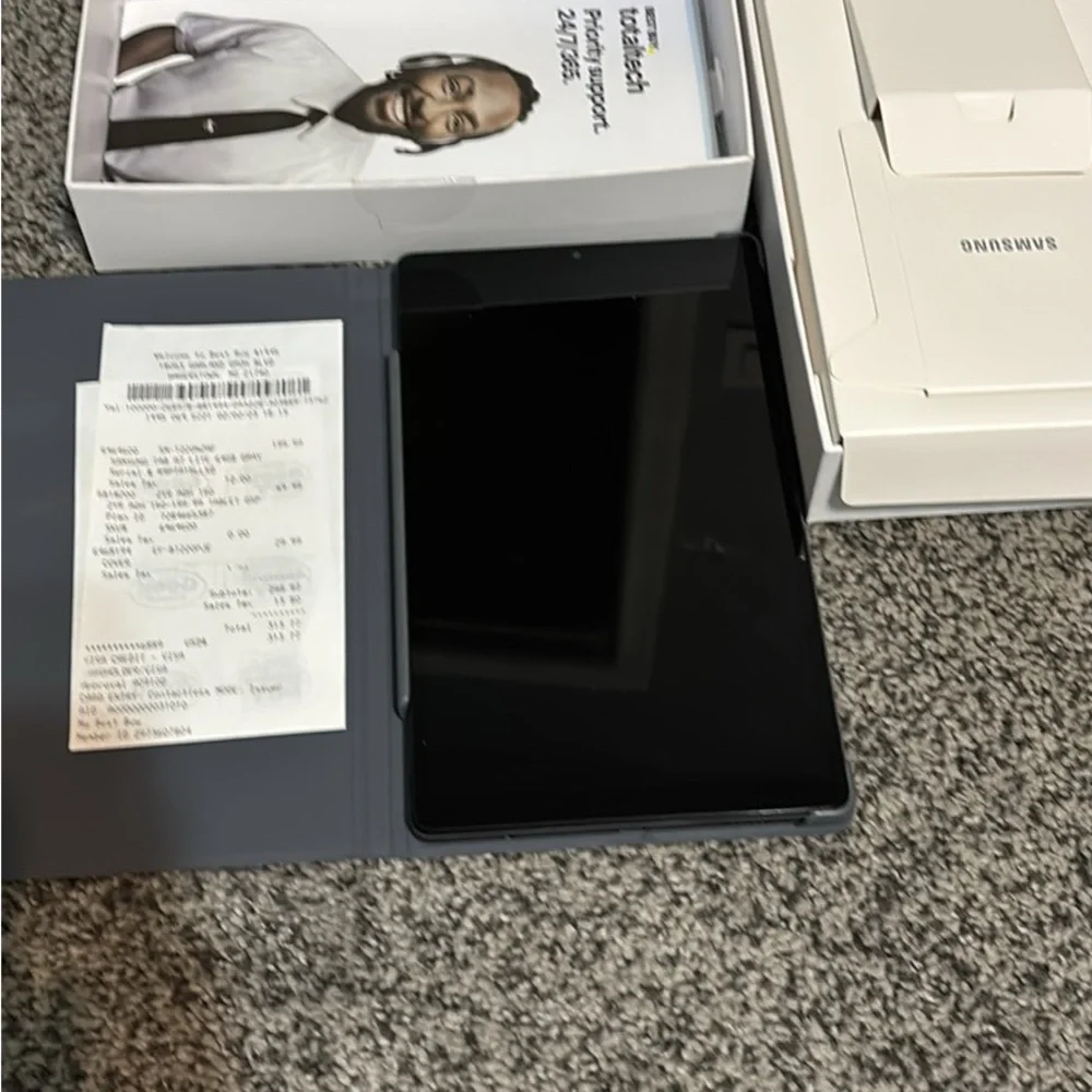 Samsung Galaxy A7 Lite Tablet with Black Display